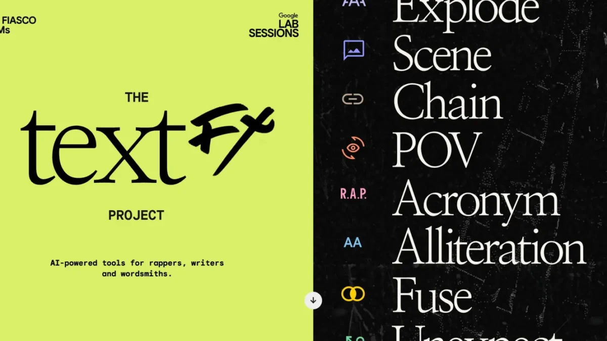 Google’s TextFX: AI-Powered Creativity Tool