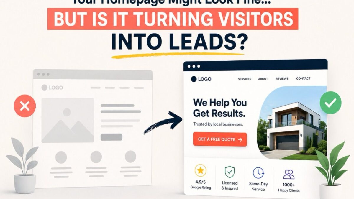 Small Business Websites Have a Conversion Problem, Not a Traffic Problem