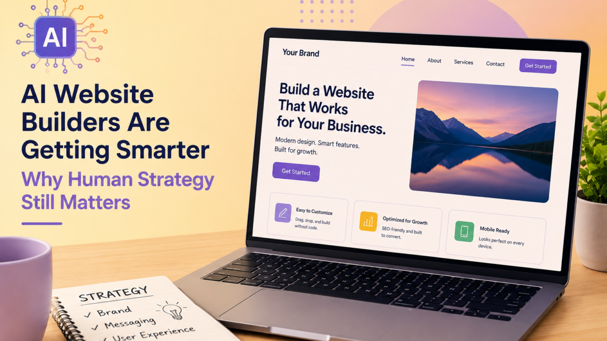 AI Website Builders Are Getting Smarter Why Small Business Websites Still Need Human Strategy