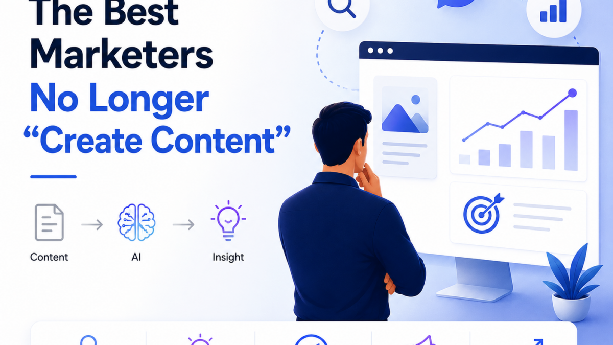 The Best Marketers No Longer “Create Content”