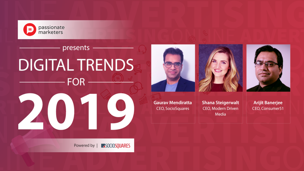 Digital Marketing Trends: 2019